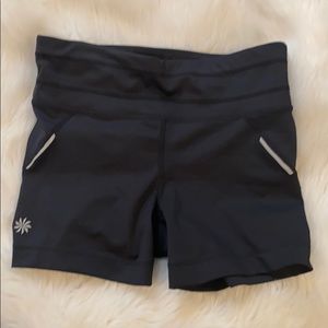 Athletic workout shorts, biker shorts